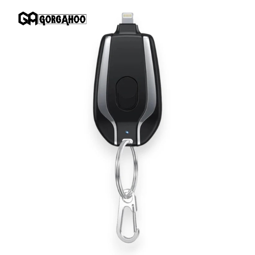 1500mAh Mini Keychain Power Bank - Fast Charging & Portable