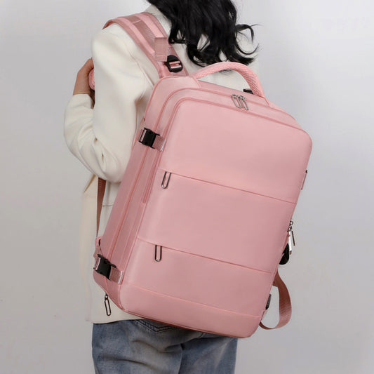 Unisex Large-Capacity Travel Backpack - Laptop & College Bag for All