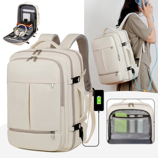 Stylish Large-Capacity Travel Backpack Multi-Pocket Laptop Bag for All