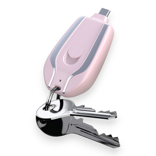 1500mAh Mini Keychain Power Bank - Fast Charging & Portable